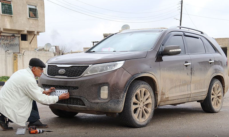 سيارات ريف حلب تسجّل بشبكة مركزية مع تركيا