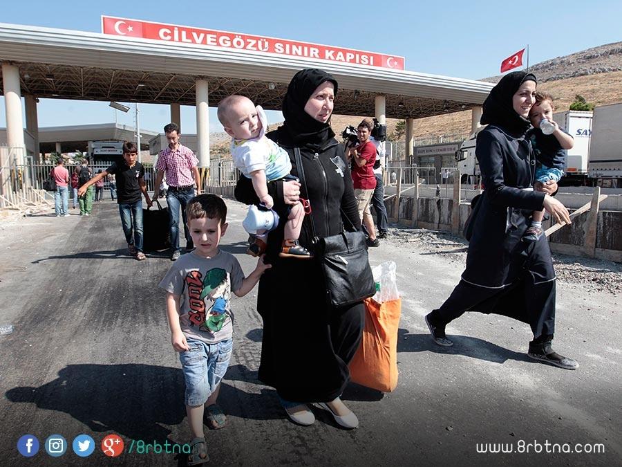 التوزيع الجغرافي للاجئين السوريين في بعض المدن التركية